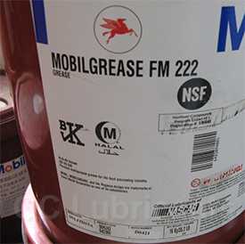Food Grade Grease - MOBIL Grease FM 222, Pail/16 Kg